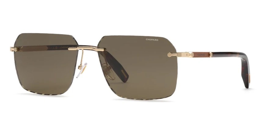 Chopard Grey Green Navigator Mens Sunglasses SCHL75 300V 63