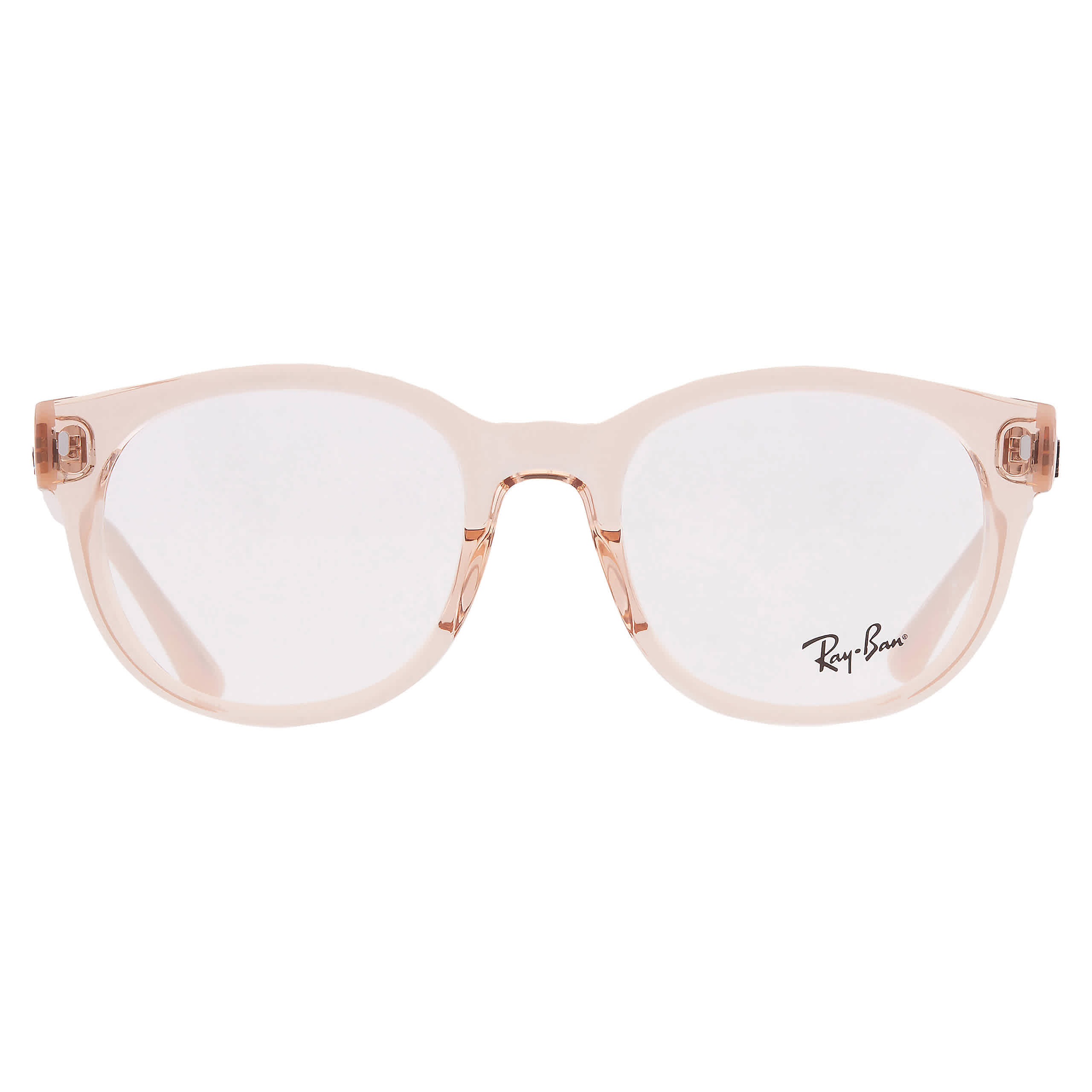 Ray-Ban Rb7227 Optics Eyeglasses Alabaster Frame Clear Lenses Polarized 53-21