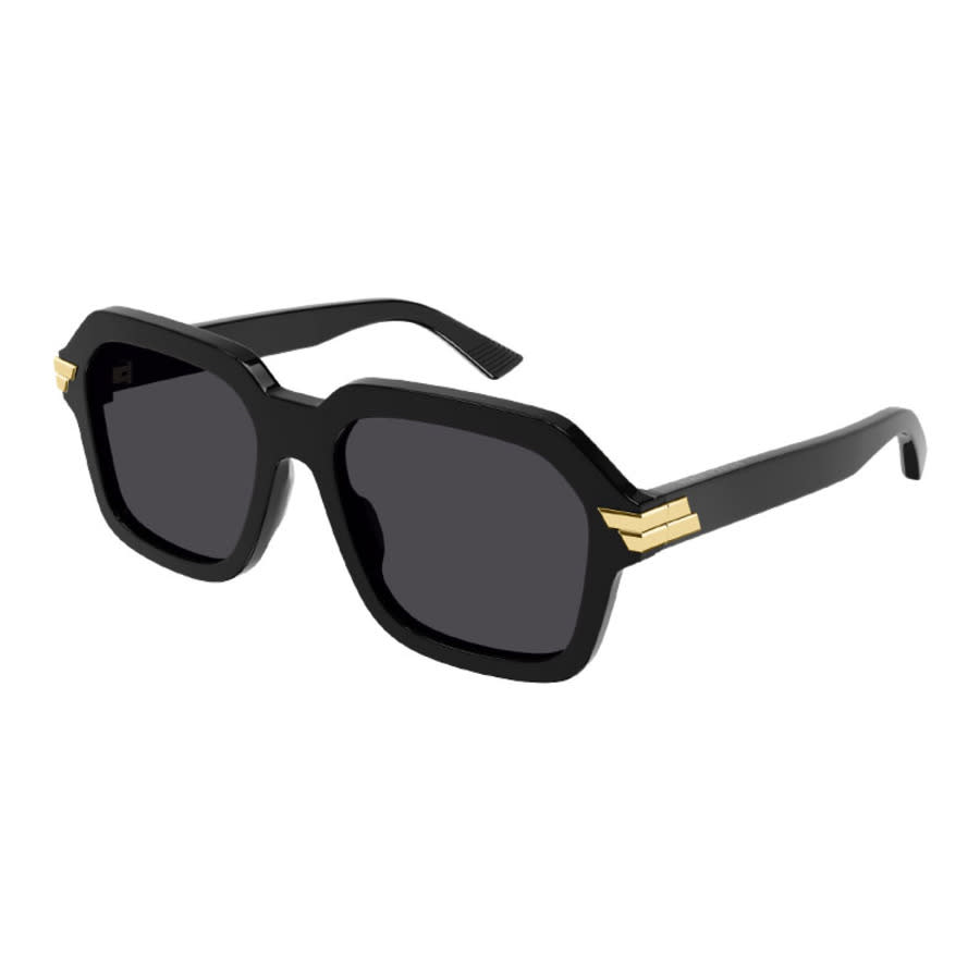 Bottega Veneta Unisex Black Square Sunglasses BV1123S 001