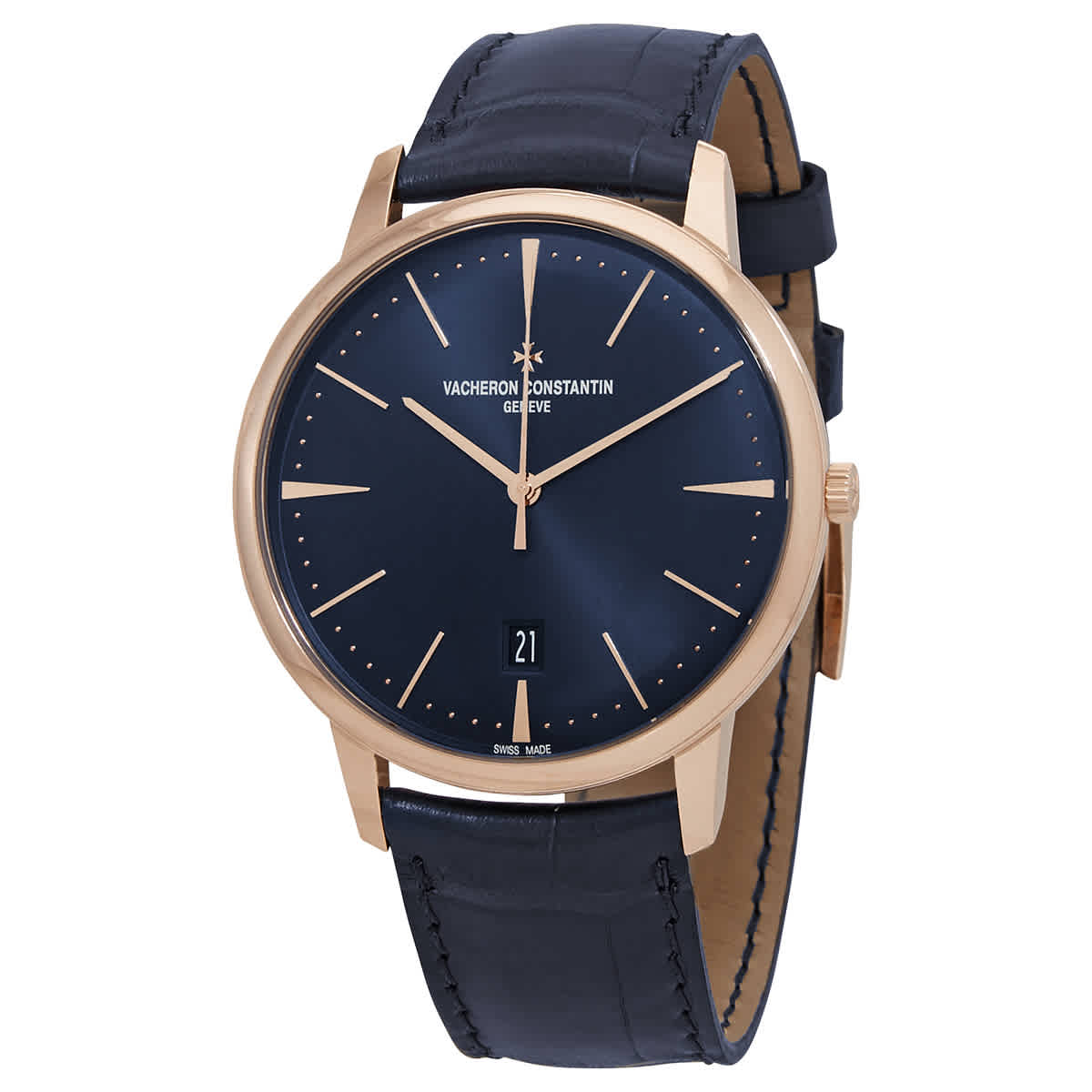 Vacheron Constantin Patrimony Automatic Blue Dial Mens Watch 85180/000R-B515