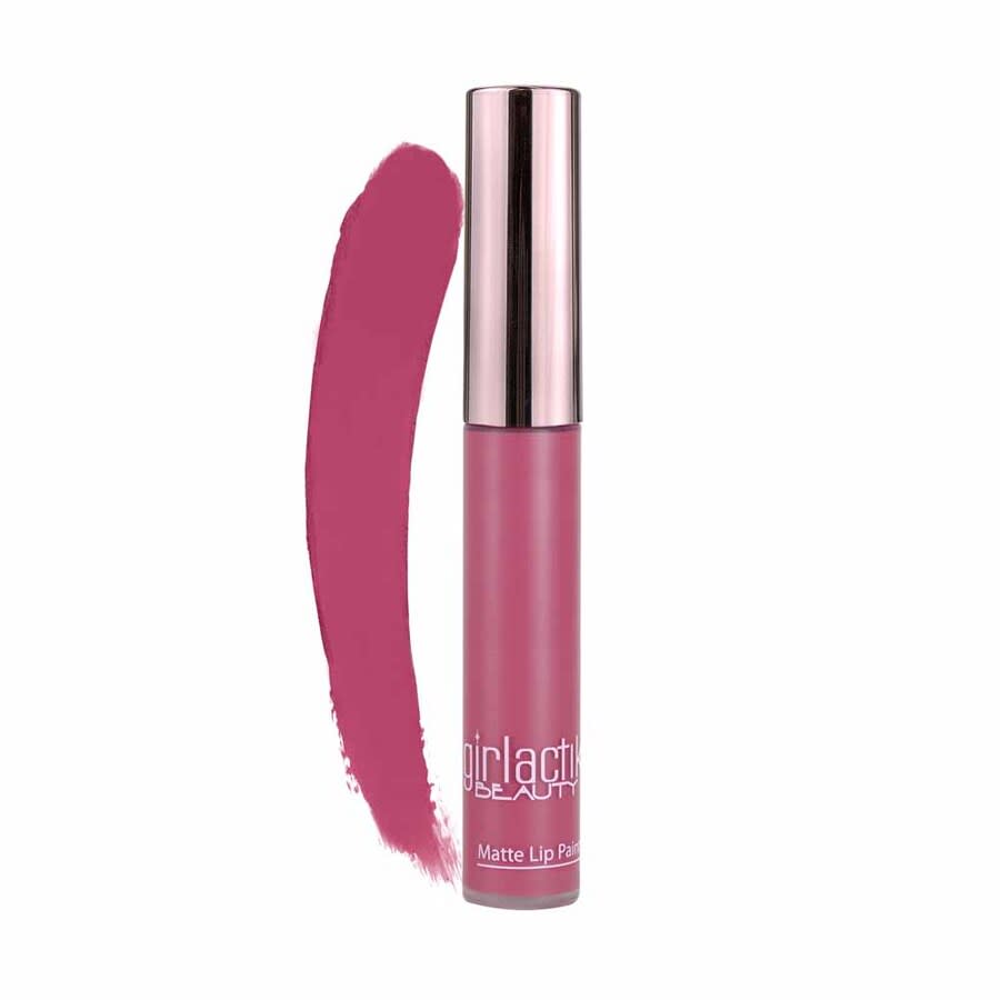 Girlactik Ladies Long Lasting Matte Lip Paint Liquid Lipstick Liquid 1 oz Luxe - Warm Magenta Makeup 693667330148 20$
