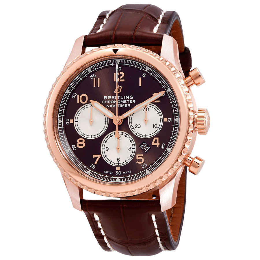 breitling rose gold chronograph
