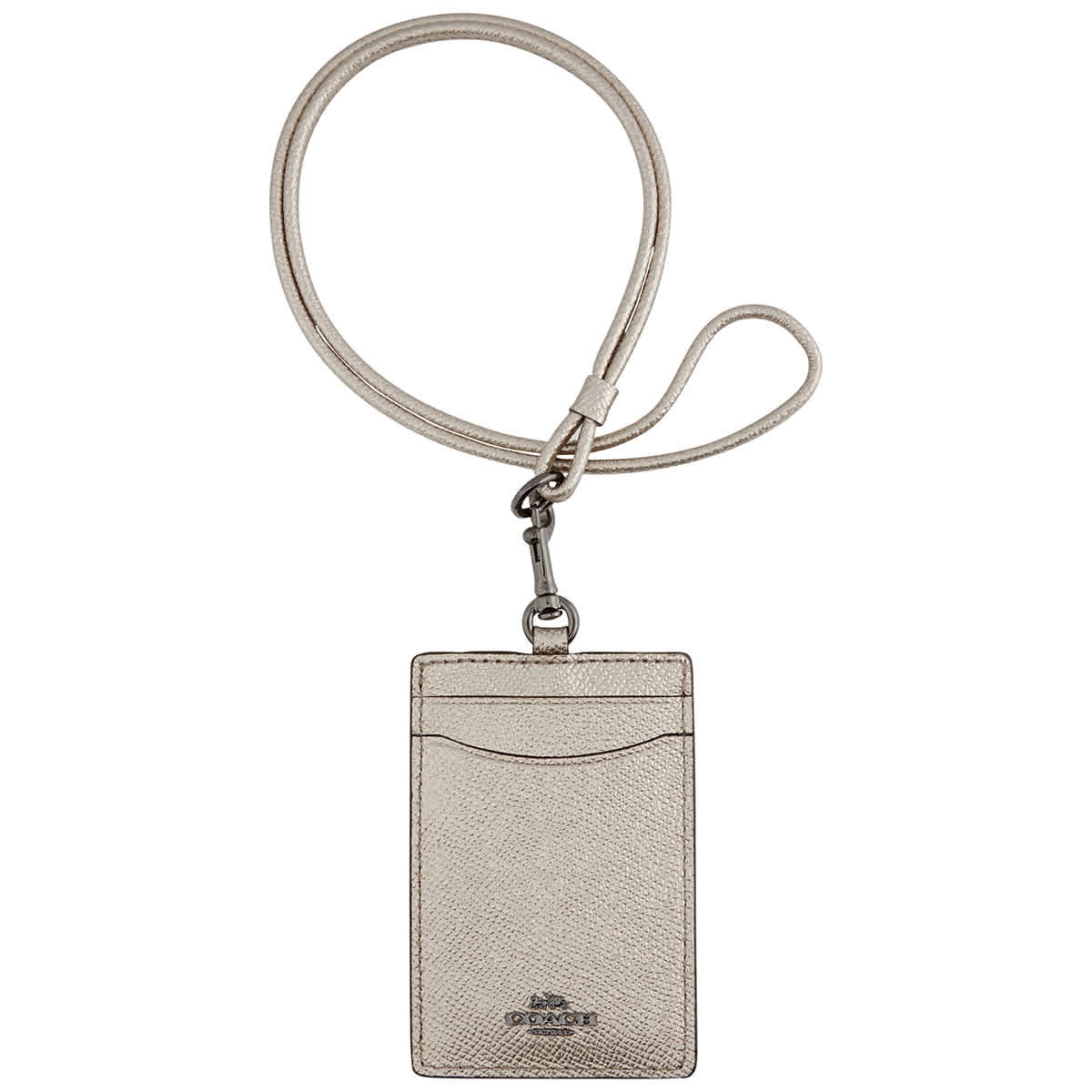 Coach Id Lanyard In Platinum In Silver Tone | ModeSens Coach Id Lanyard In Platinum In Silver Tone | ModeSens