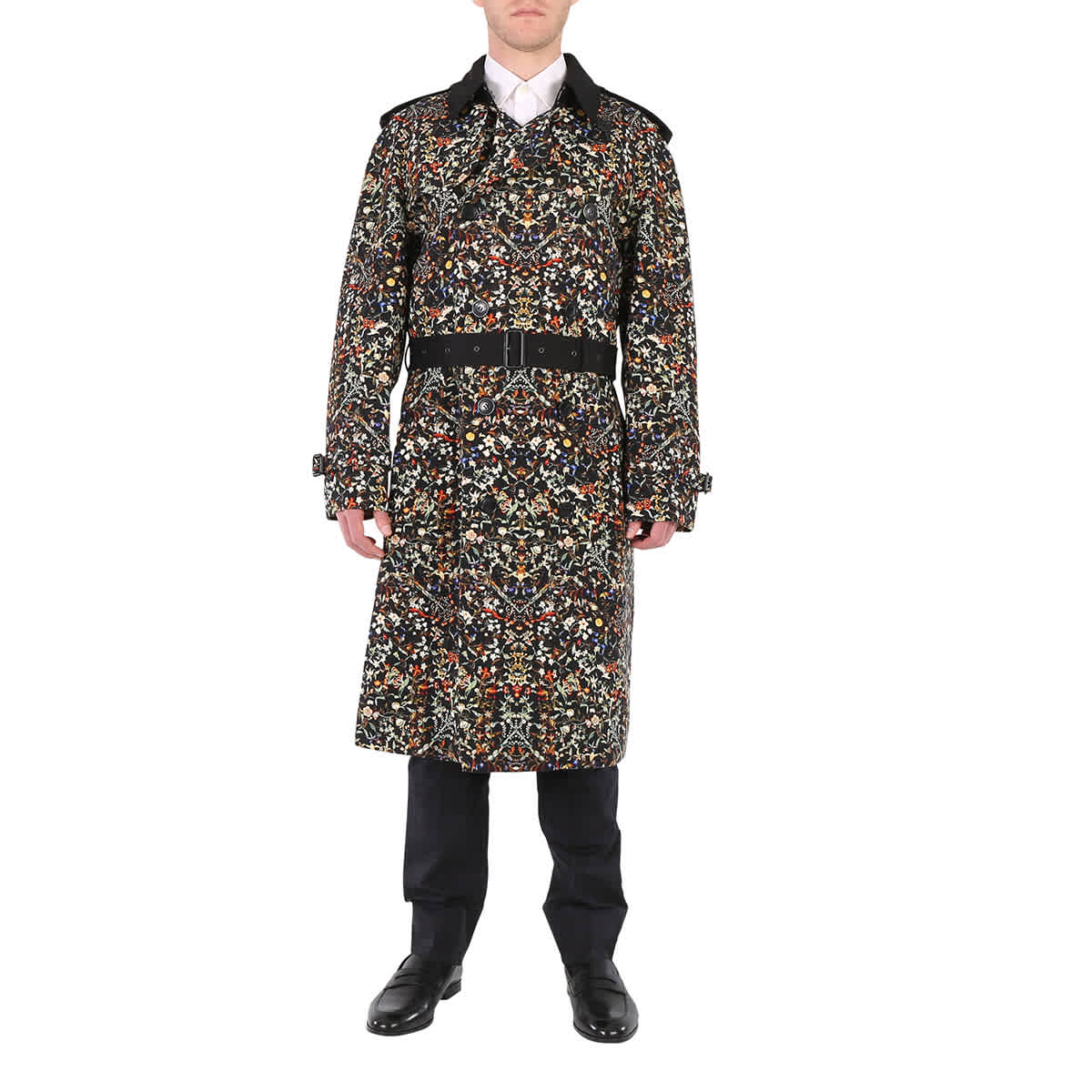 Burberry print coat discount