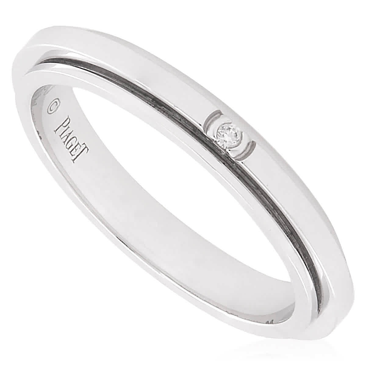 Piaget 18K White Gold Possession Ring Size 60 1098$
