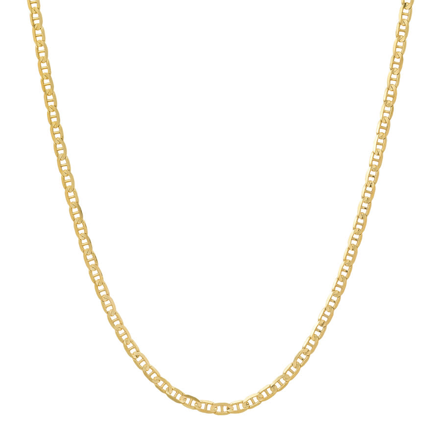 Kylie Harper Unisex 14k Solid Yellow Gold 225mm Gucci Mariner Link Chain Necklace - 18-24 608$