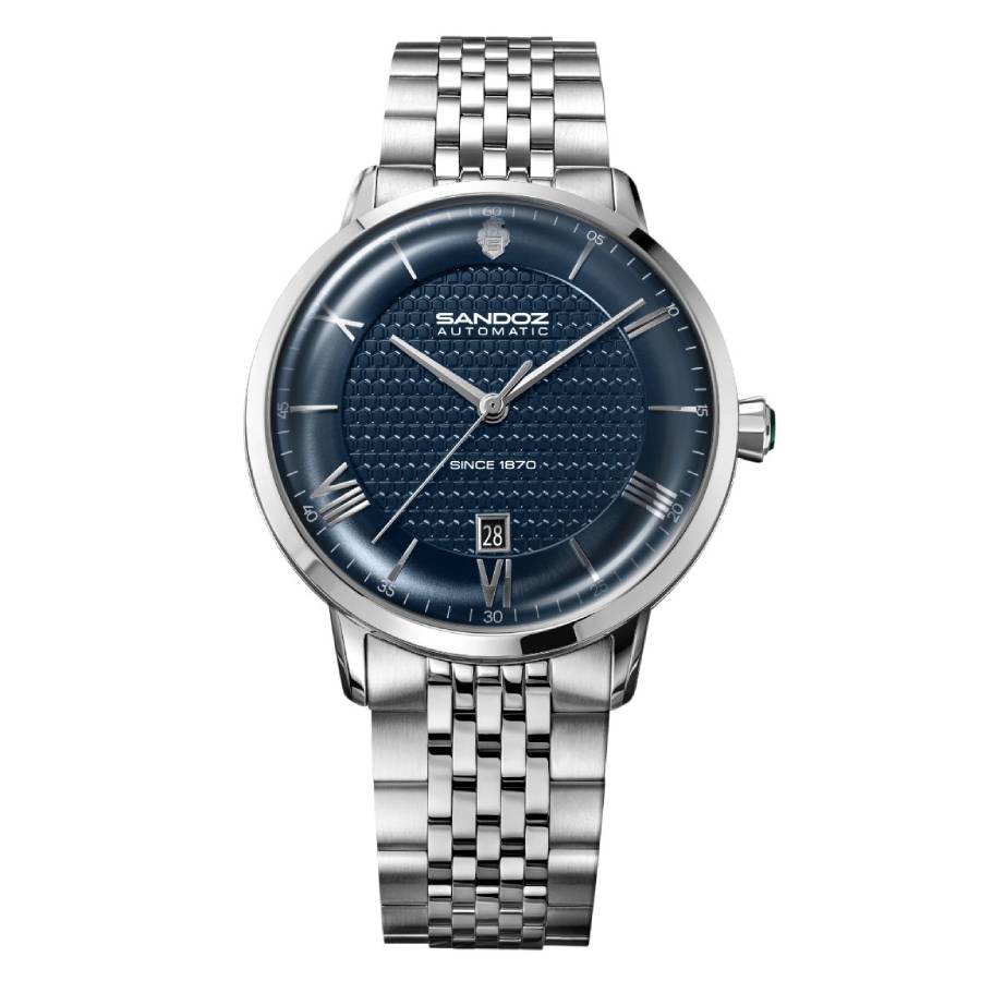 Sandoz Rochettes Automatic Blue Dial Mens Watch SZWGL0000202