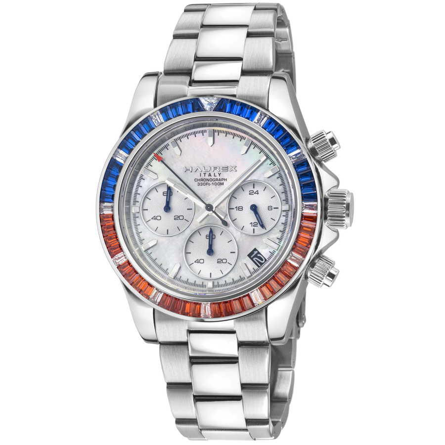 Haurex Italy Acrobaleno Mother of Pearl Dial Mens Watch 4A515UBR