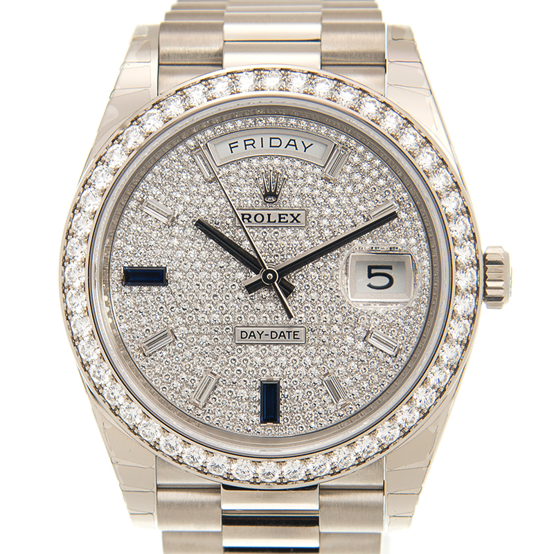 Rolex DayDate 40 Automatic Diamond Mens Watch 228349rbr0036