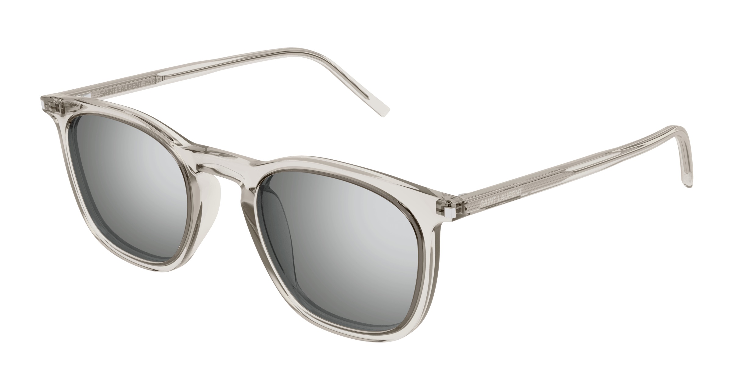 Saint Laurent Silver Square Mens Sunglasses SL 623 004 49