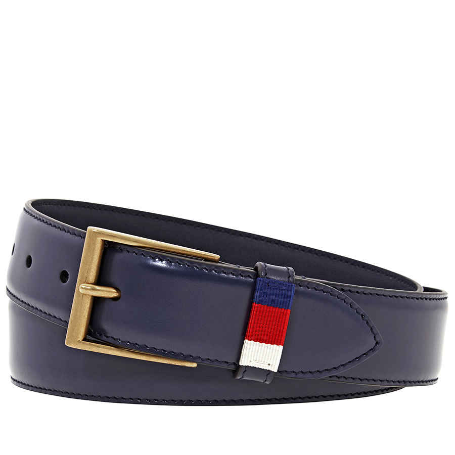 gucci belt blue red