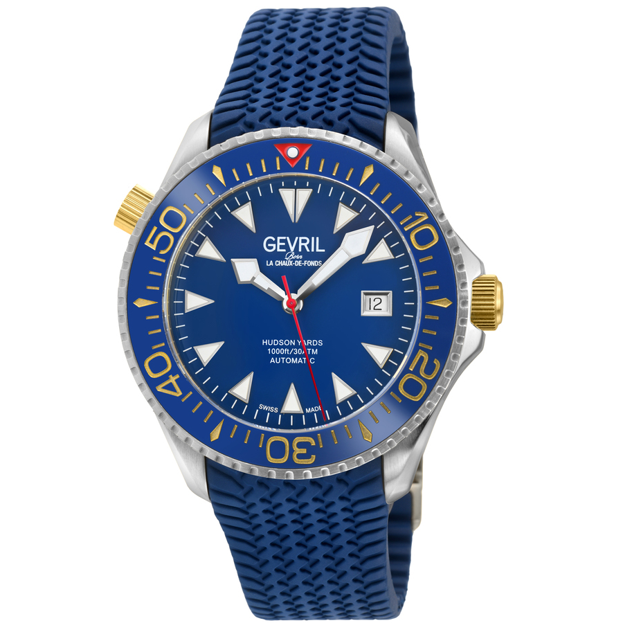 Gevril Hudson Yards Automatic Black Dial Mens Watch 48803R