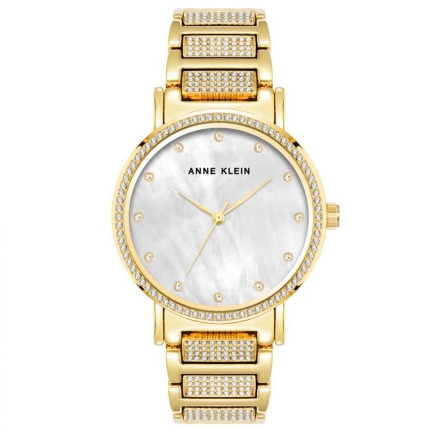 Anne Klein Classic White Dial Ladies Watch AK4004MPGB 76$