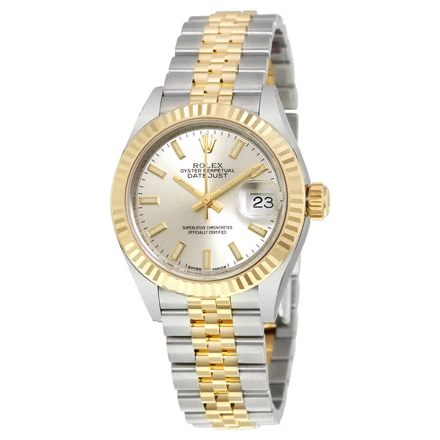 Rolex Lady Datejust Silver Dial Steel and 18K Yellow Gold Automatic Ladies Watch 279173