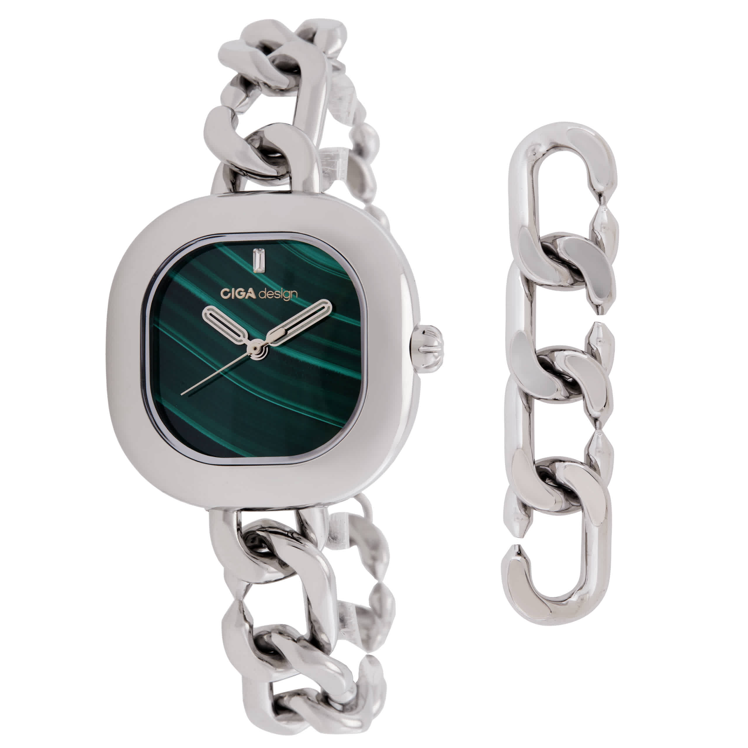 Ciga Design Aglaia Quartz Green Dial Ladies Watch D026-SIGN-3SS