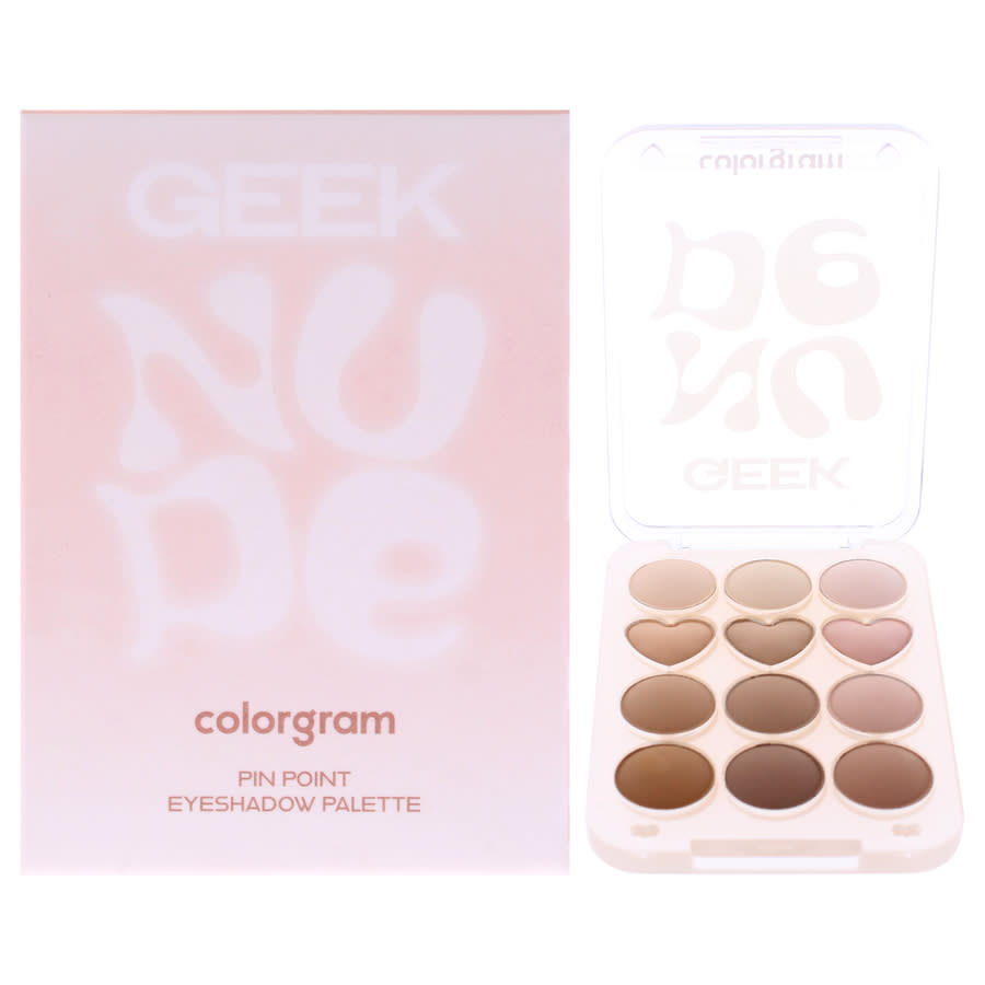 Colorgram Ladies Pin Point Eyeshadow Palette 0.35 oz 07 Nude Plus Geek Makeup 8809526844912