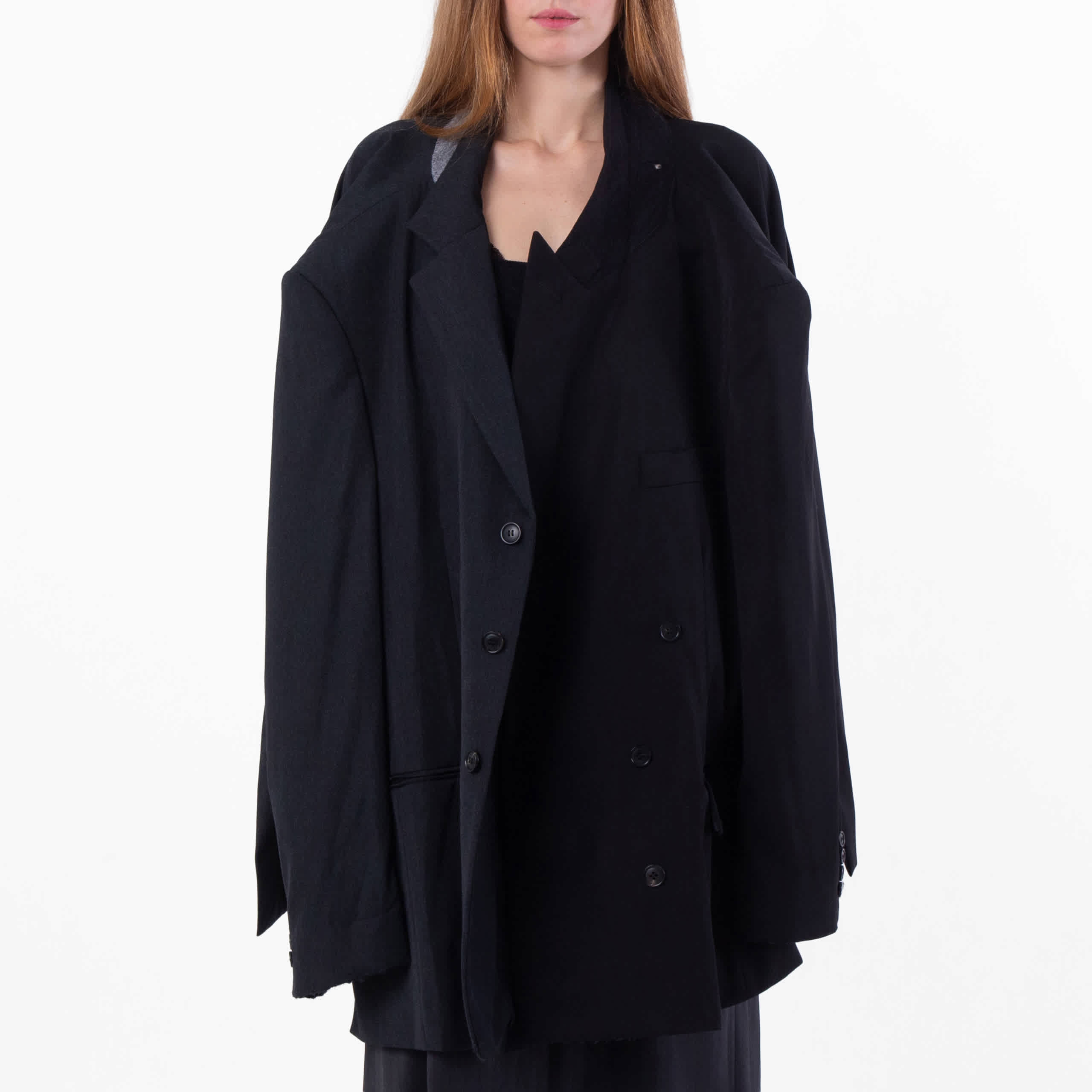BALENCIAGA ジャケット Balenciaga Distressed Double Sleeve Tailored Jacket, Size 2 | eBay
