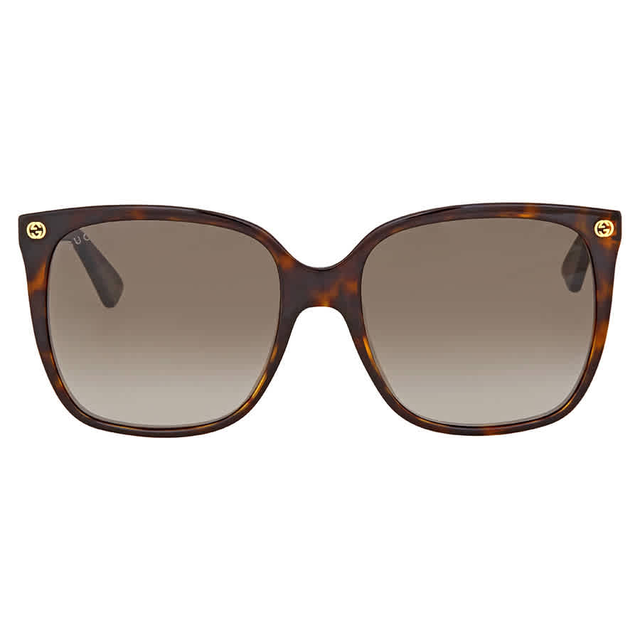NEW Gucci Brown Gradient Cat Eye Women\'s Sunglasses Gucci Brown Gradient Cat Eye Ladies Sunglasses GG1300S 003  main image 2