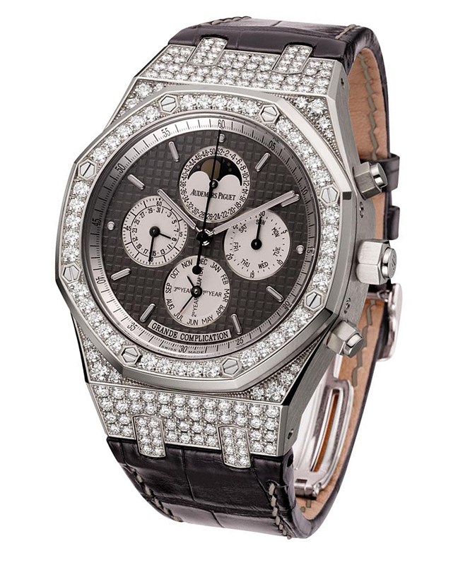 Audemars Piguet Royal Oak Grande Complication Diamond and White Gold Mens Watch 25990BCZZD005CR01 1049655$