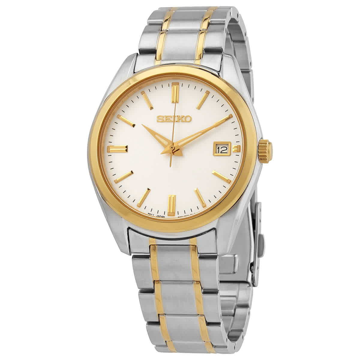 Watch Dial White Men\'s Seiko Two-tone SUR312P1 Quartz | eBay