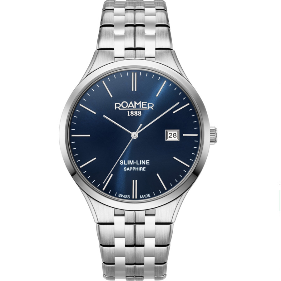 Roamer R8 Slim-Line Blue Dial Mens Watch 512833 41 45 20