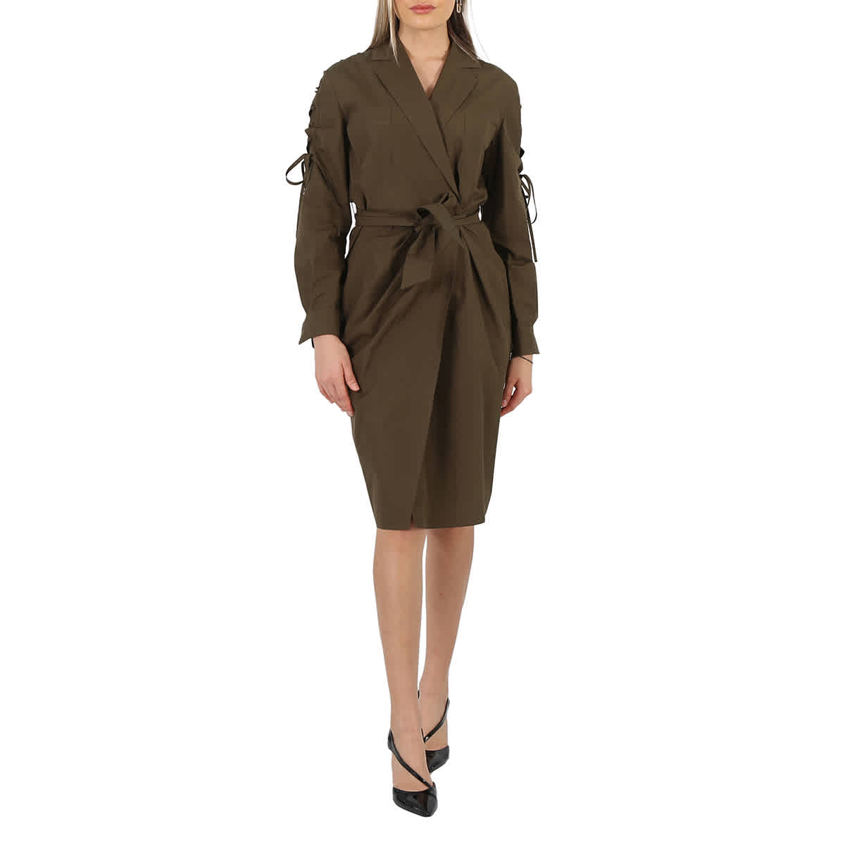 Max Mara Ladies Voto Wrapped Shirt Dress eBay