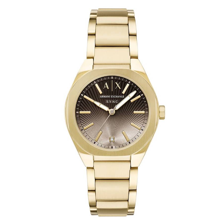 Armani Exchange Sync Quartz Brown Dial Ladies Watch AX6031 107$