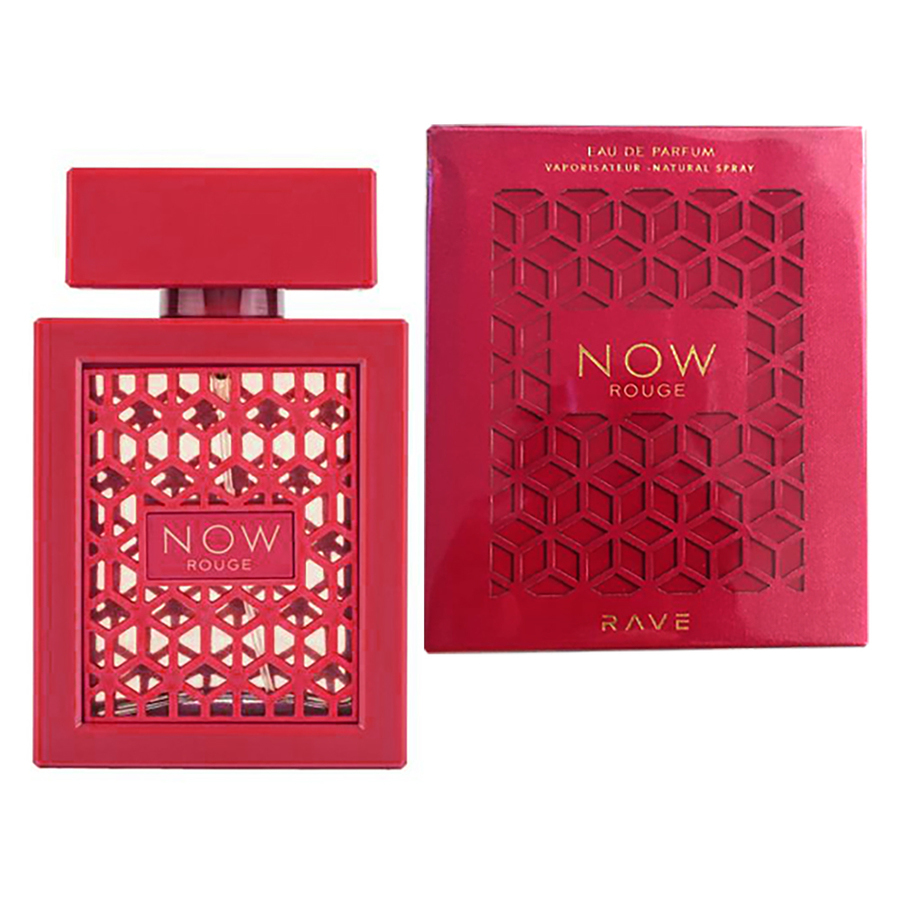 Lattafa Ladies Rave Red Now Rouge EDP Spray 3.4 oz Fragrances 6291108735046