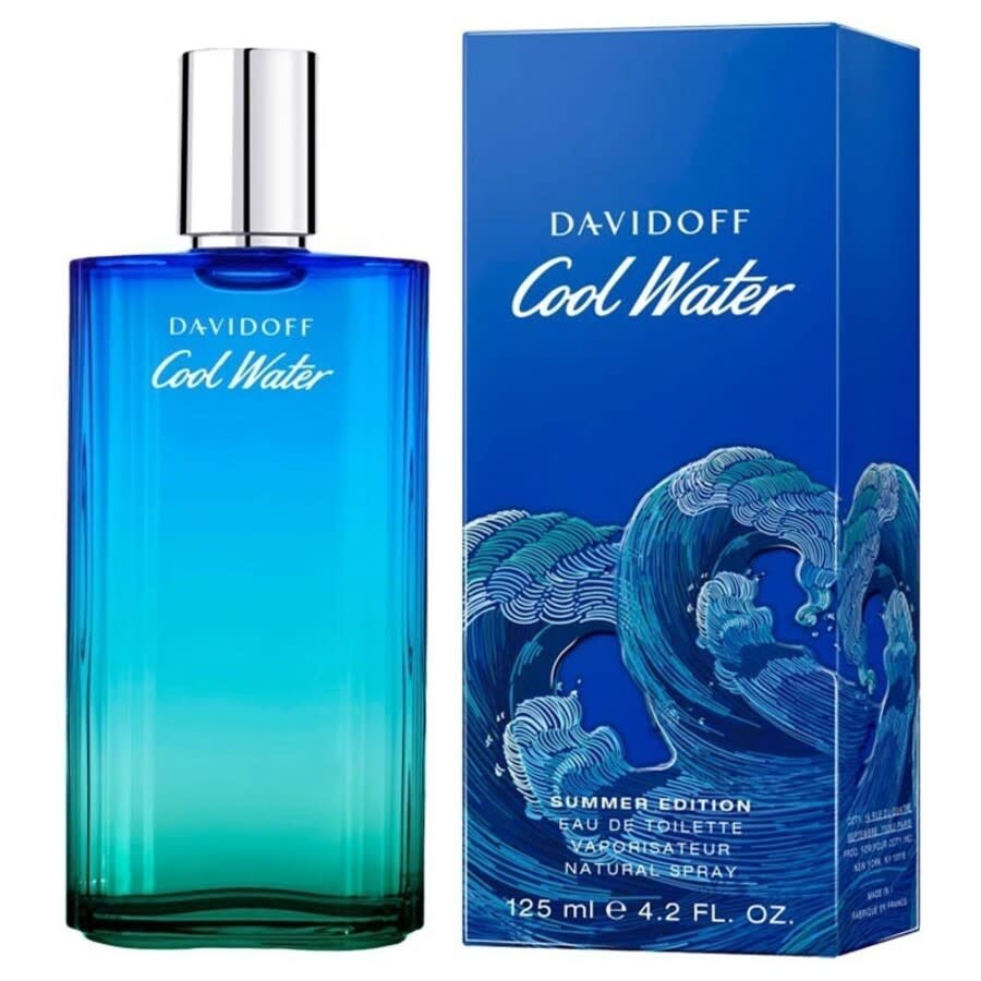 Davidoff Mens Cool Water Man Summer Edition 2019 EDT Spray 4.2 oz Fragrances 3614227323384
