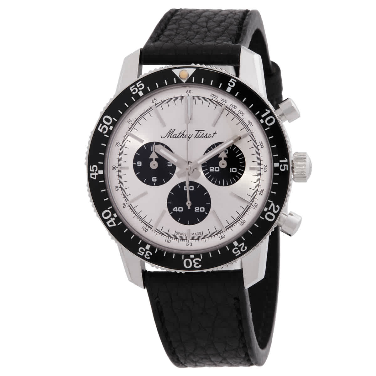 Mathey-Tissot 1968 Chronograph Automatic Silver Dial Mens Watch H1968SN 790$