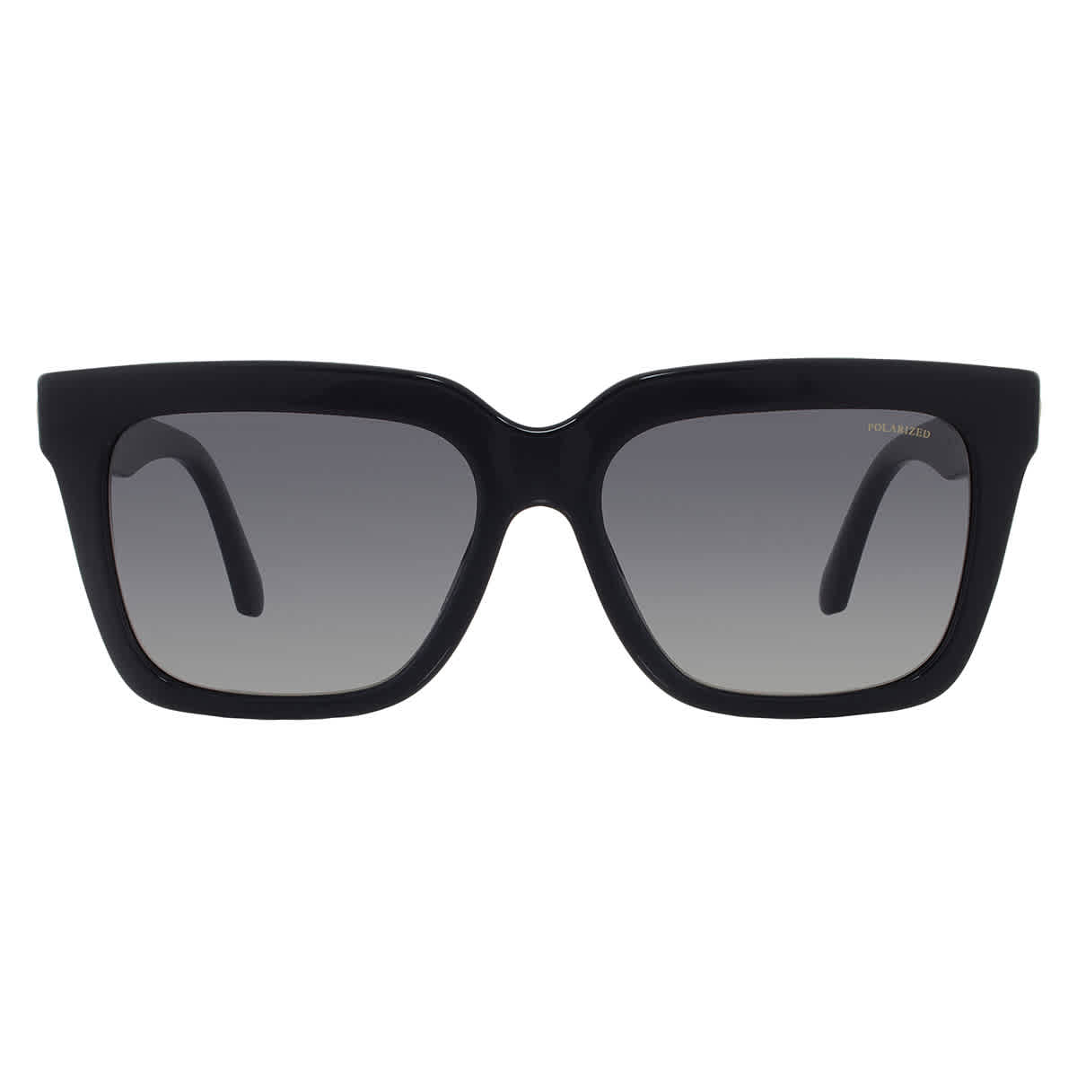 Versace Woman Sunglass VE4498 -  Frame color: Black, Lens color: Dark Grey Gradient Polarized