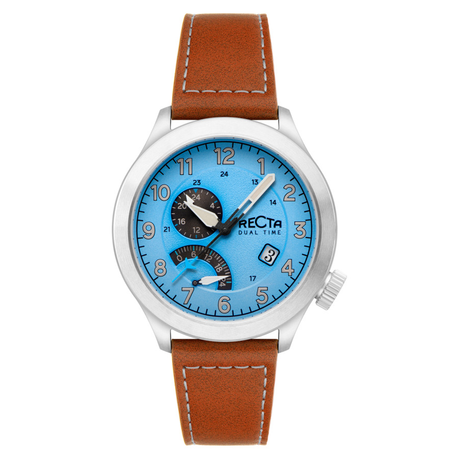 Recta Altitude GMT Quartz Blue Dial Mens Watch RT-3007-07