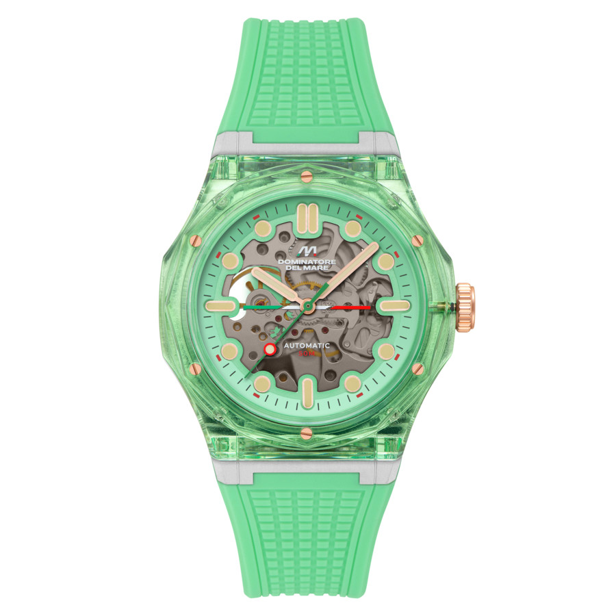 Dominatore Del Mare Ravello Automatic Green Dial Mens Watch DD-8029-02