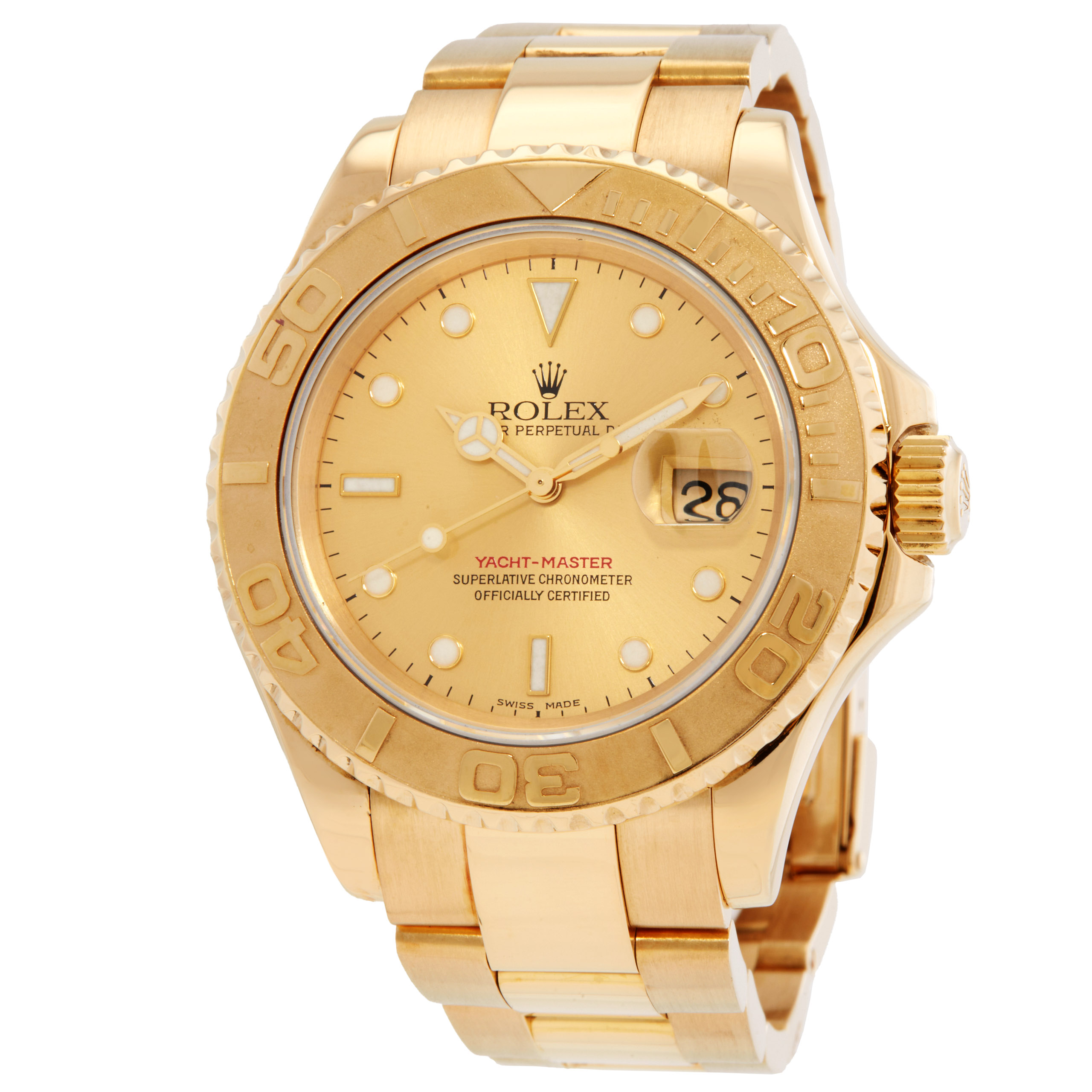 Preowned Rolex YachtMaster Automatic Chronometer Mens Watch 16628BMSO