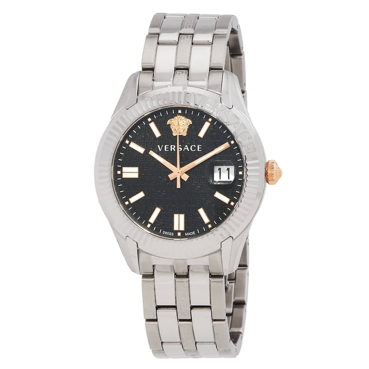Versace Greca Time Quartz Black Dial Mens Watch VE3K00322 289$