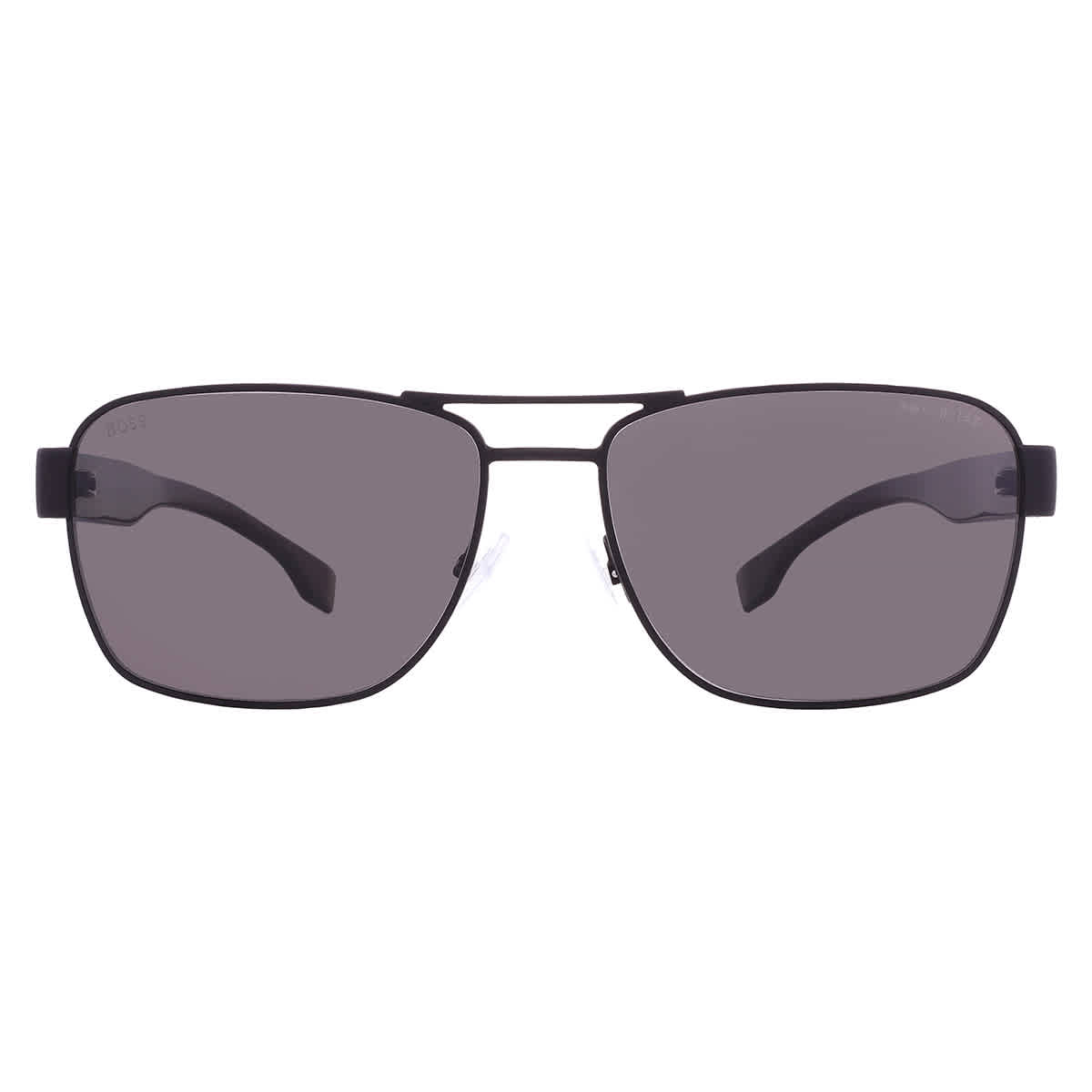 Hugo Boss Polarized Grey Navigator Mens Sunglasses BOSS 1441/O/S 0807/M9 60