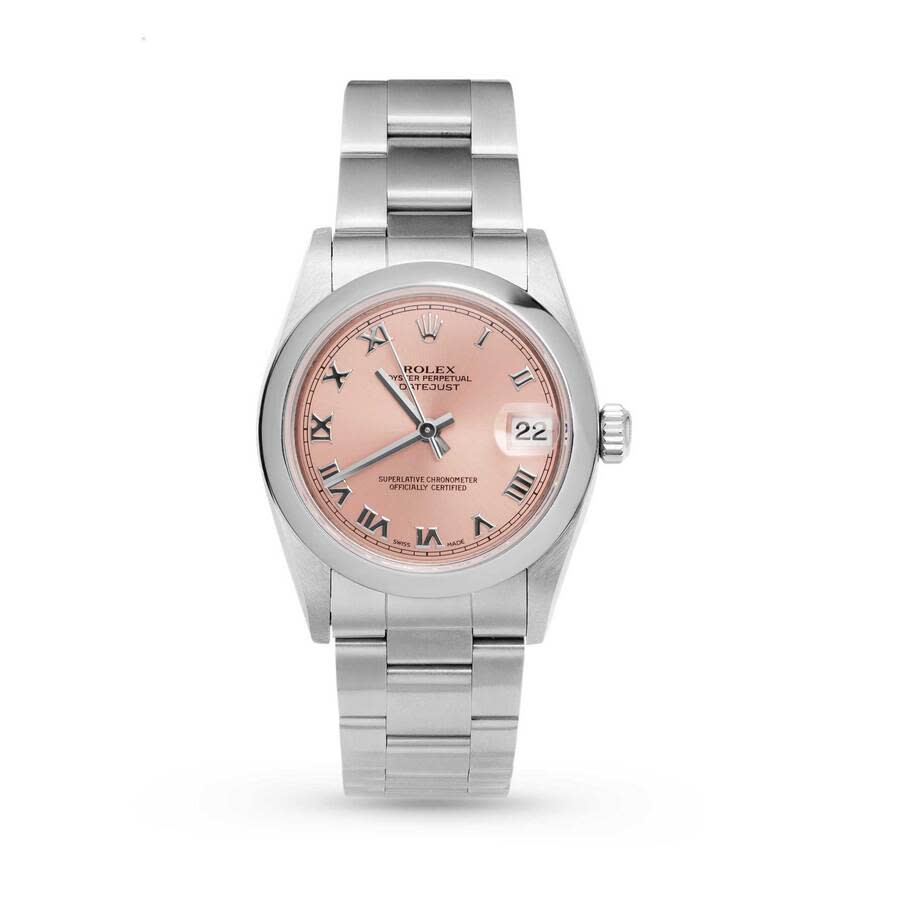 Preowned Rolex Datejust Automatic Chronometer Pink Dial Unisex Watch 68240 PRO