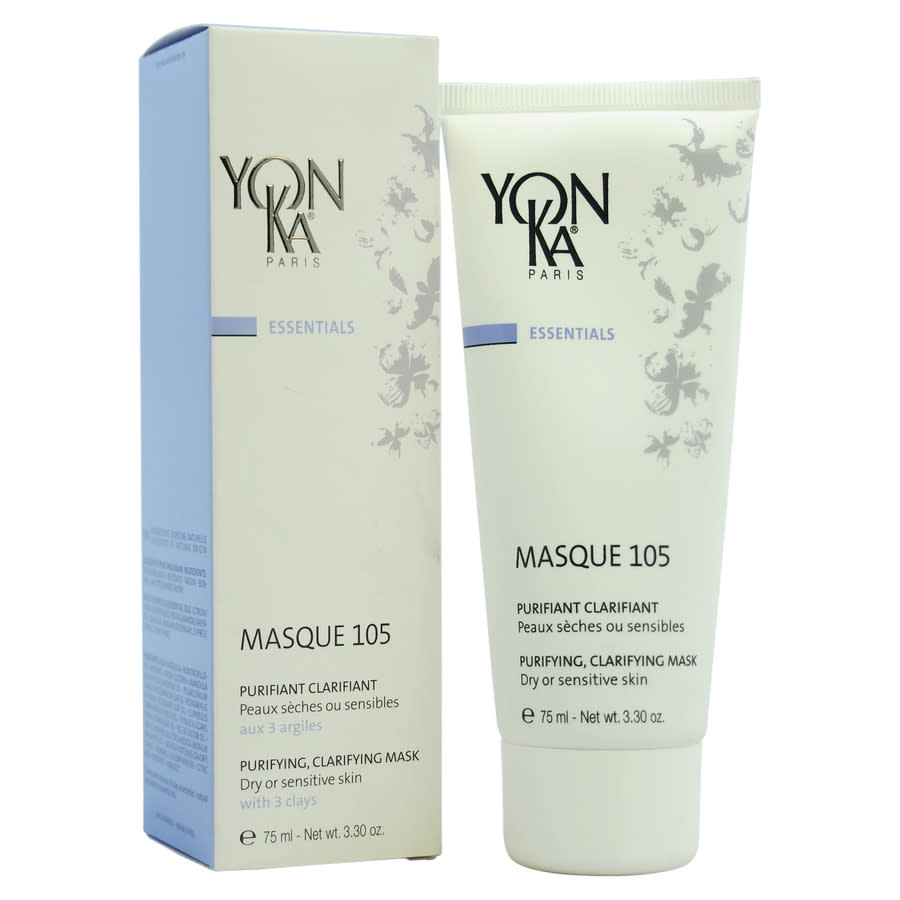 Masque 105 Purifying Clarifying Mask - Dry or Sensitive Skin by Yonka for Unisex - 33 oz Mask 40$