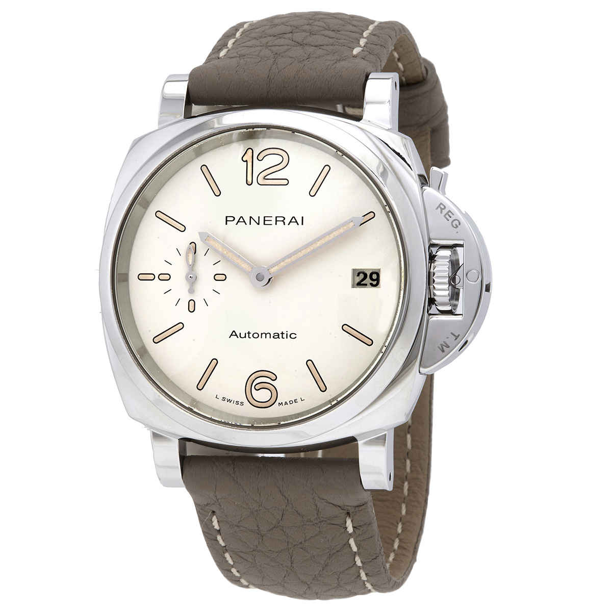 Panerai Luminor Due Automatic White Dial 38 mm Watch PAM01043
