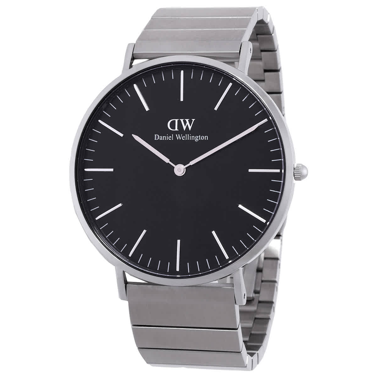Daniel Wellington Classic Piano Link Quartz Black Dial Watch DW00100774 114$