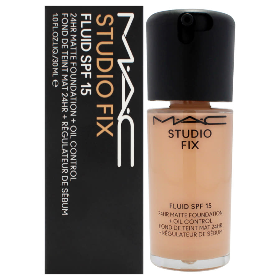 Mac Ladies Studio Fix Fluid Spf 15 24hr Matte Foundation Plus 10 Oz Nw22 Warm Beige With Rosy Undertone Makeup 773602643134 35$