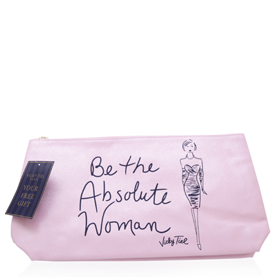 Pink Cosmetic Bag / Vicky Tiel 603531000961