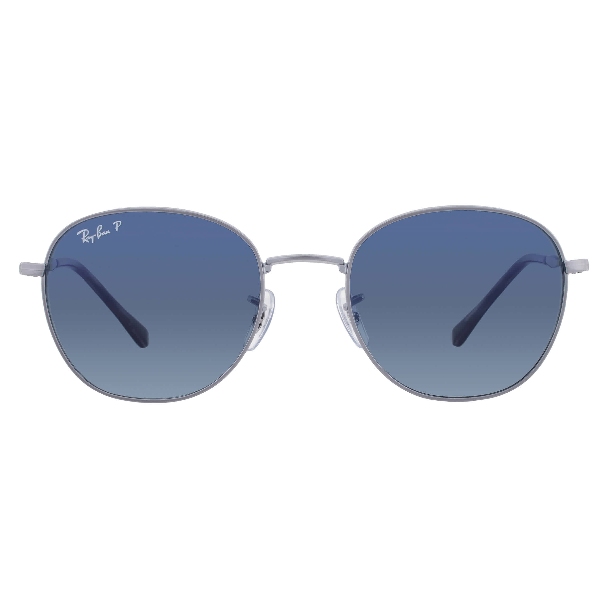 Ray Ban Blue Gradient Oval Unisex Sunglasses RB3809 004/S3 53