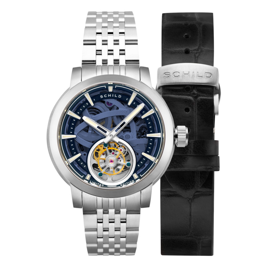 Schild Heinrich Blue Dial Mens Watch SC-1006-22 1599$