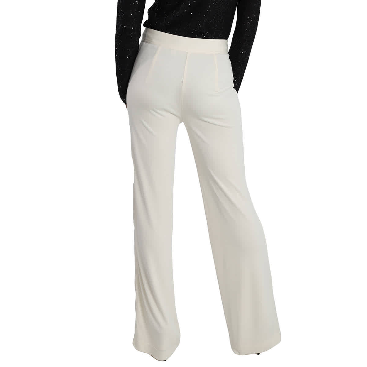 Women's White Wide-Leg Pants