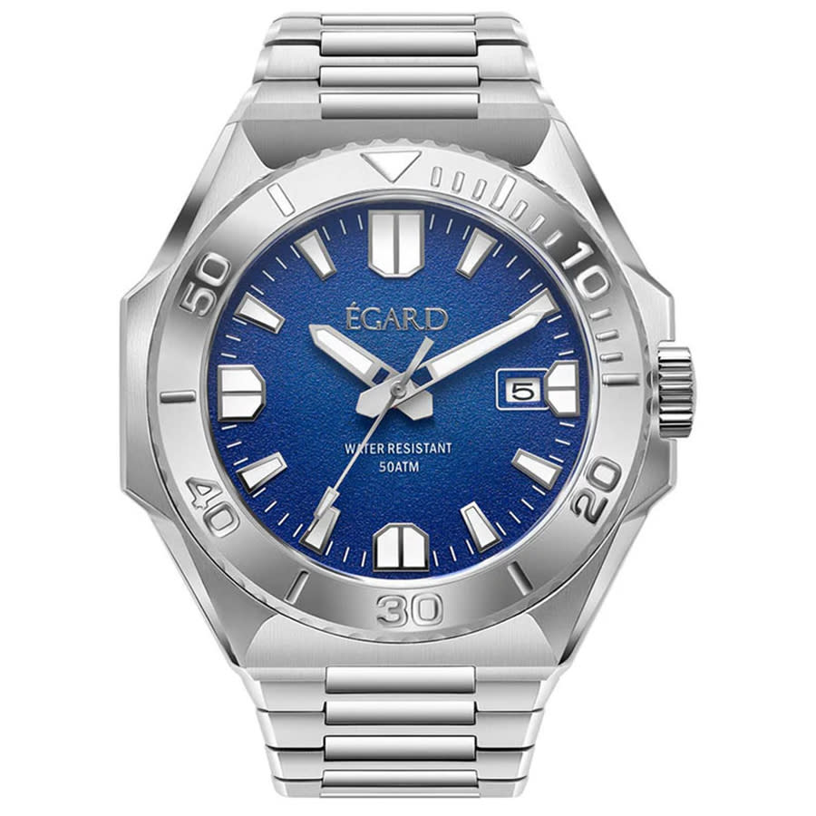 Egard King Ocean Automatic Blue Dial Mens Watch WCH-5096-Q0M091