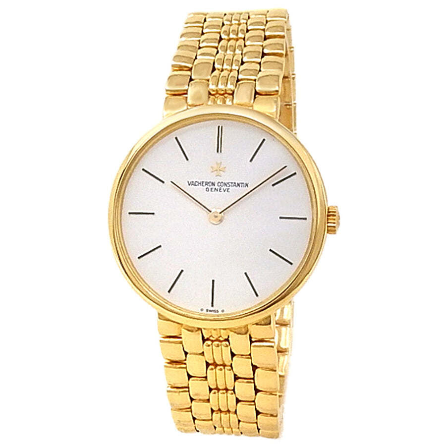 Pre-owned Vacheron Constantin Vintage Hand Wind White Dial Mens Watch 39015