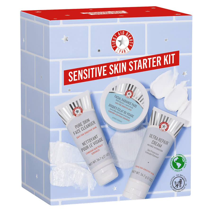 First Aid Beauty Sensitive Skin Starter Kit Gift Set Skin Care 815517028665 28$
