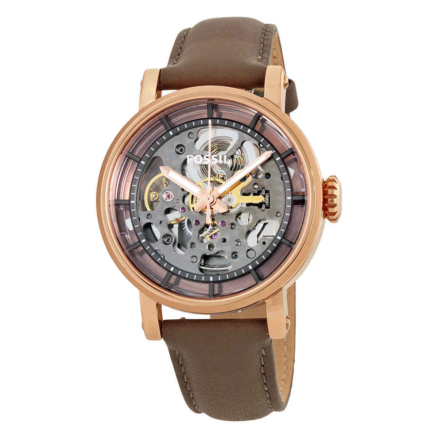 women's automatic skeleton watch