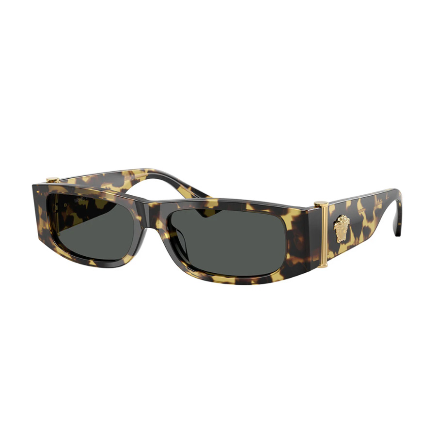 Versace Man Sunglass VE4476U - Frame color: Brown/Yellow Havana, Lens color: Dark Grey